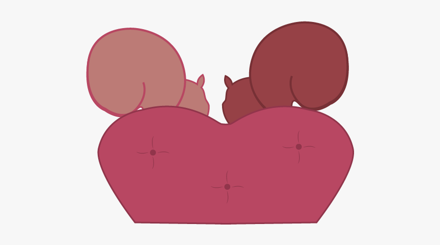 Vday Animals 07 
 Class Img Responsive True Size - Heart, HD Png Download