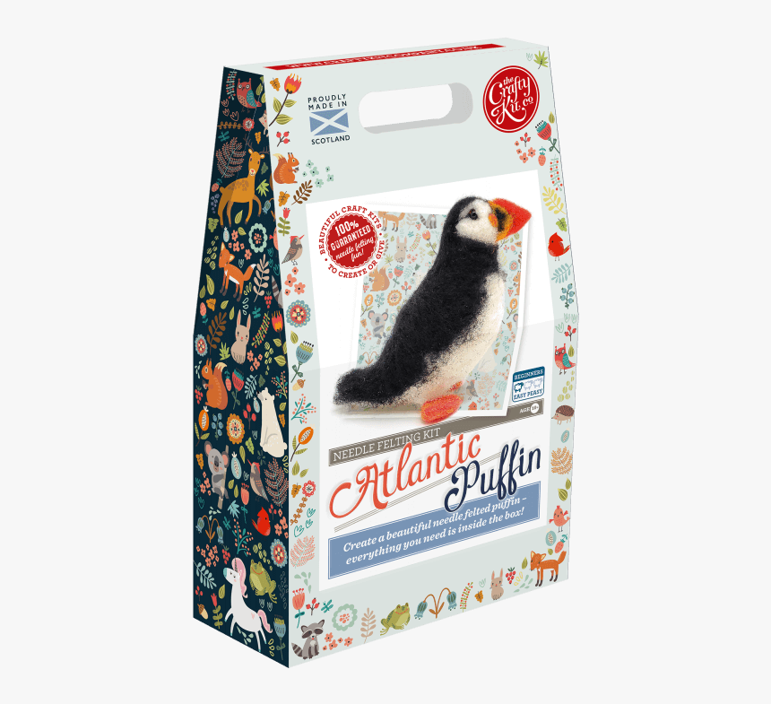 Atlantic Puffin Needle Felting Kit - Needle Felted Blue Tit, HD Png Download