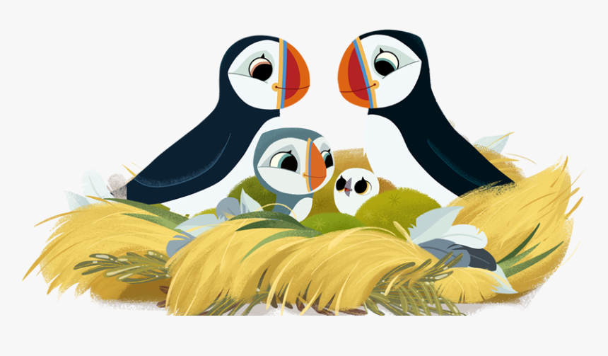 Puffin Rock Concept Art, HD Png Download
