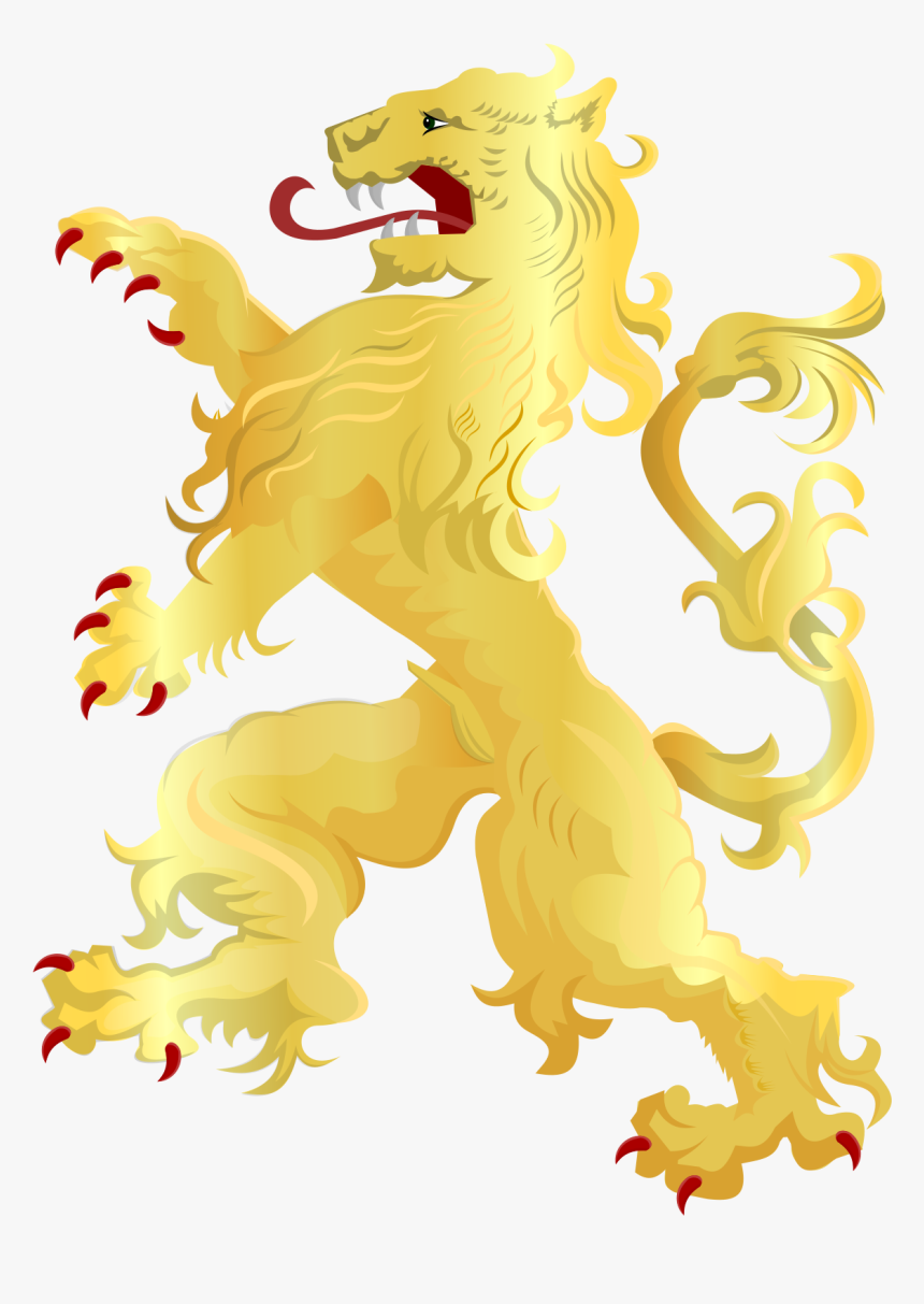 Coat To Arms Lion Clipart, HD Png Download