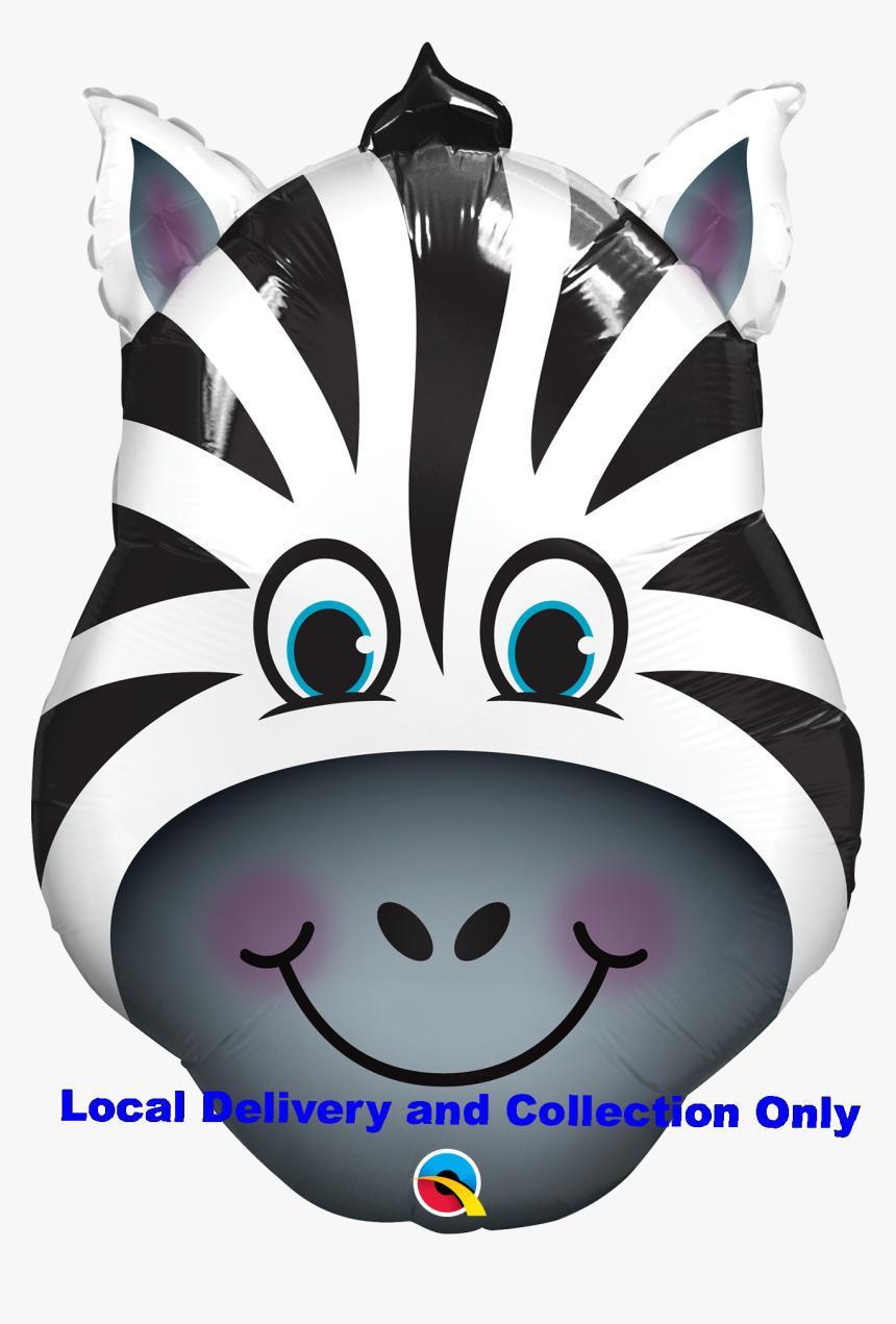 Zebra Face Balloon, HD Png Download