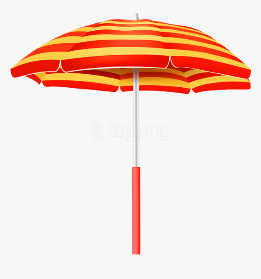 Free Png Download Striped Beach Umbrella Clipart Png - Transparent Background Beach Umbrella Png, Png Download