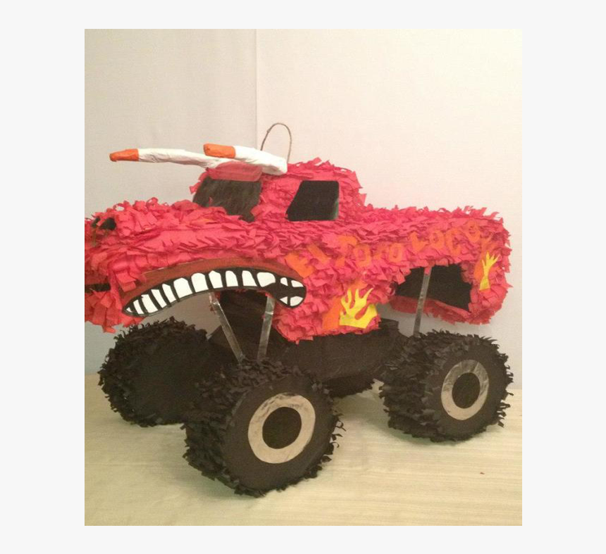 Custom Monster Truck Pinata Red In Houston Piñatas De Monster Jam, HD