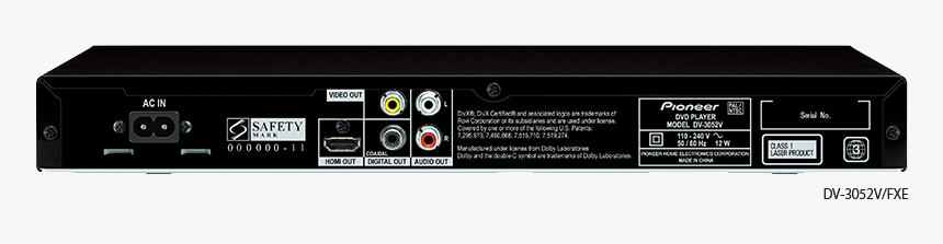 Pioneer Dvd Player Dv 3052v, HD Png Download