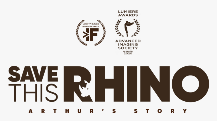 Save This Rhino Laurel Titles 2 - Graphic Design, HD Png Download