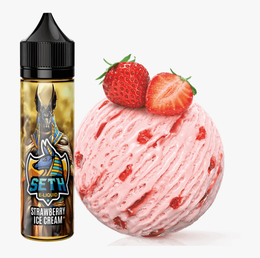 Strawberry Ice Cream Eliquid Strawberry Flavor Ice Cream, HD Png