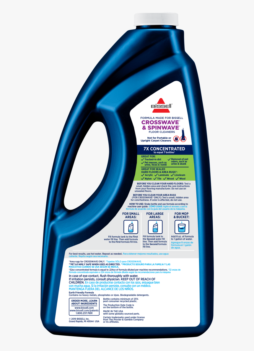 Bissell Multi Surface Floor Cleaner, HD Png Download