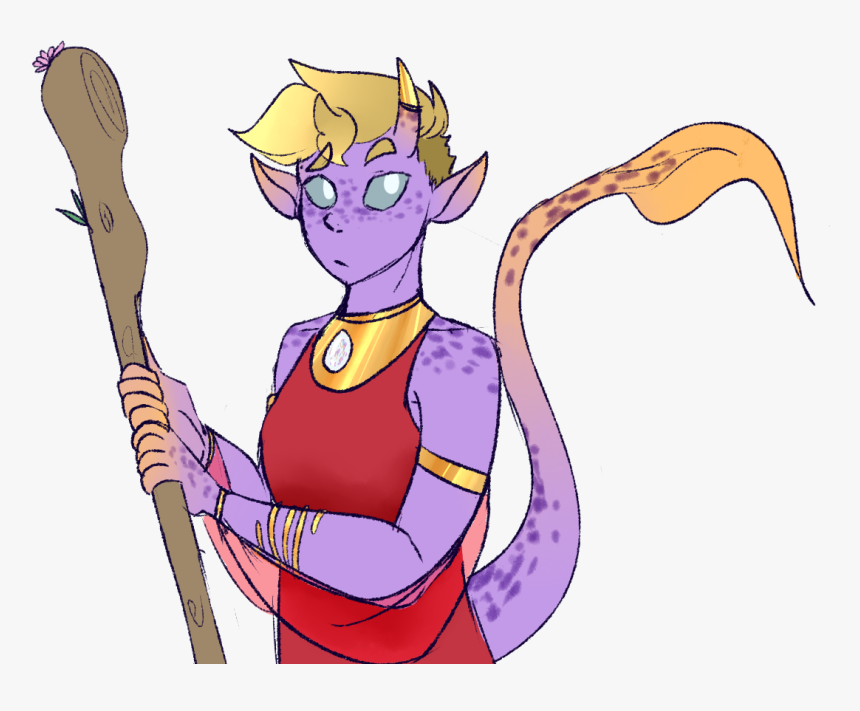 Tiefling Druid Me From A Oneshot I Had Last Night - Cartoon, HD Png Download