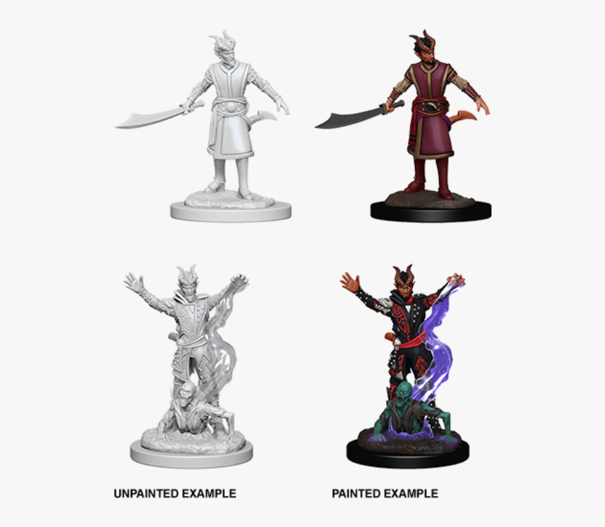 Wzk73388 Male Tiefling Warlock $4 - Nolzur's Marvelous Miniatures Tiefling, HD Png Download