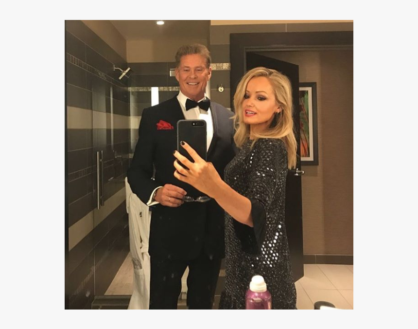 David Hasselhoff Hayley Roberts, HD Png Download
