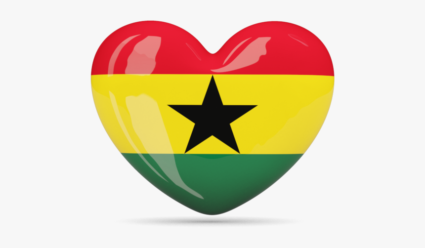 Download Flag Icon Of Ghana At Png Format - Ghana Flag Heart, Transparent Png