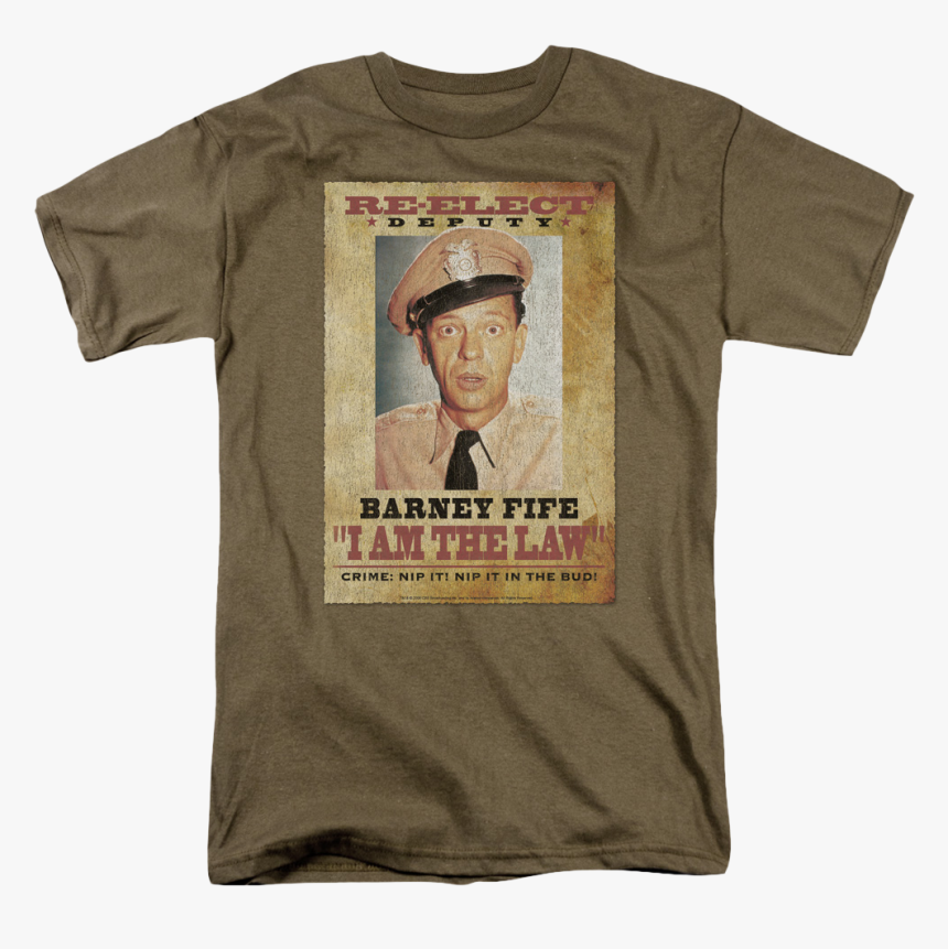 Re Elect Deputy Barney Fife Andy Giffith Show T Shirt - Barney Fife Metal Sign Real Men Only Need One Bullet, HD Png Download