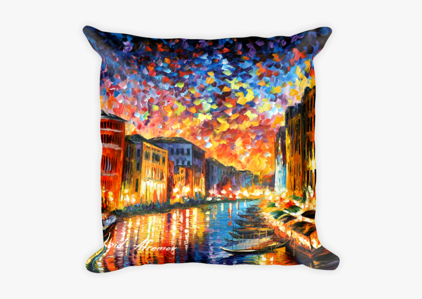 Test - Venice Grand Canal - Palette Knife Landscape City Oil, HD Png Download