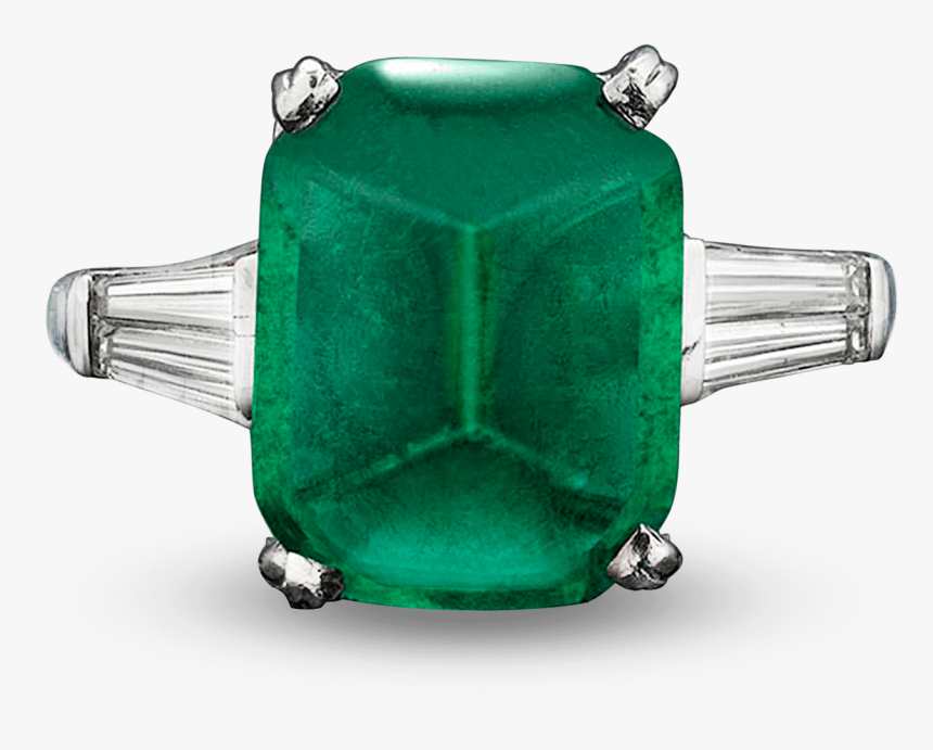 Oscar Heyman Emerald Ring - Emerald, HD Png Download