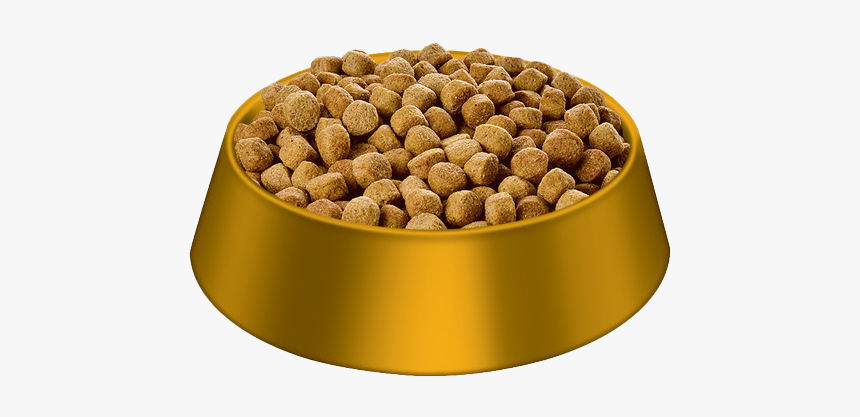 Chicken Dog Food Transparent - Transparent Dog Food Bowl, HD Png Download