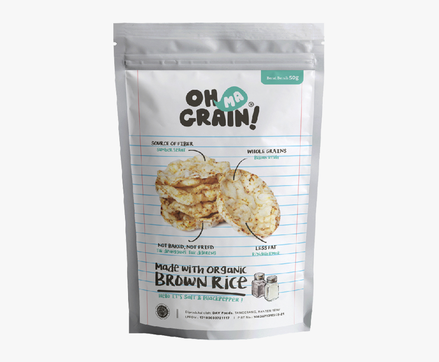Oh Ma Grain Popped Rice Crackers Onion Chicken, HD Png Download