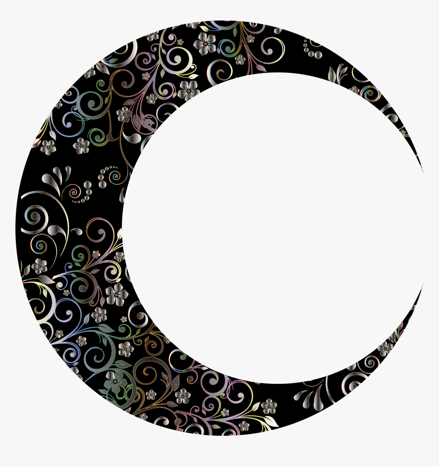Gold Crescent Moon Png Clipart , Png Download - Crescent Moon Art Png, Transparent Png