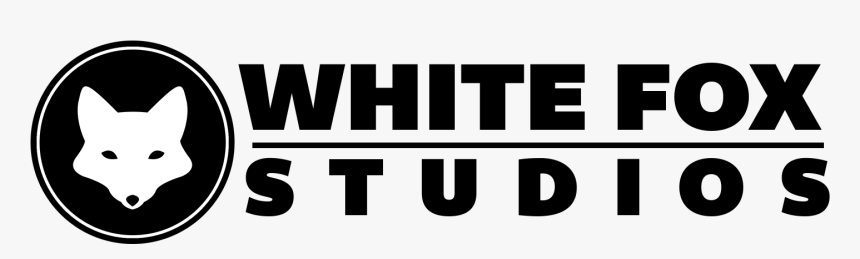 White Fox Studios Logo - Black-and-white, HD Png Download