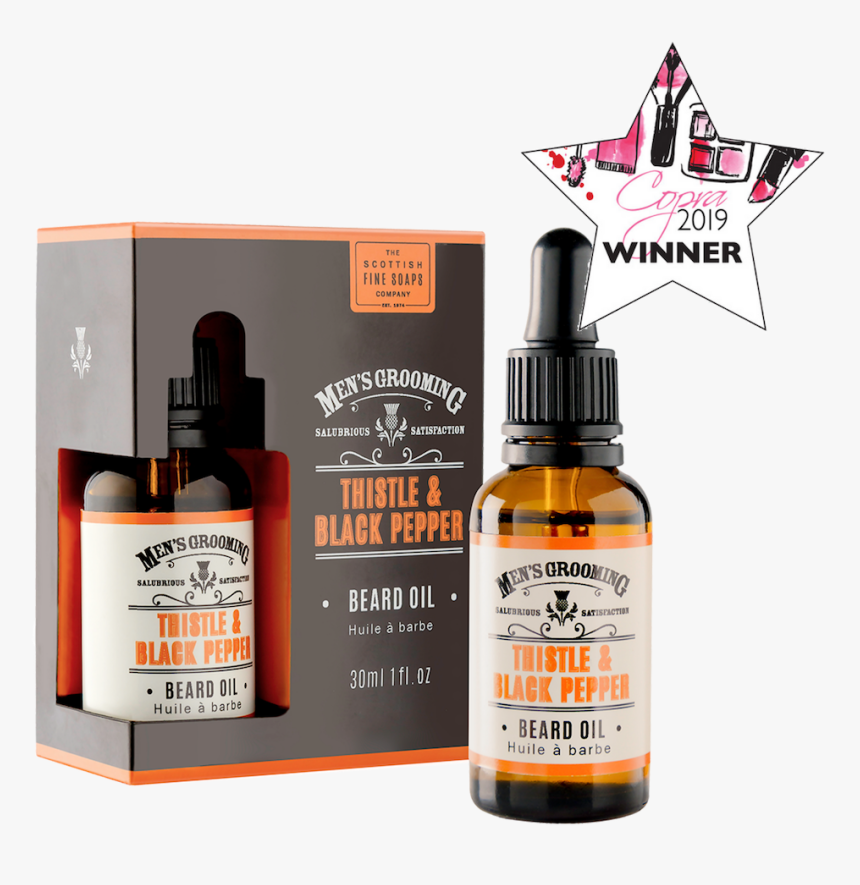 Scottish Fine Soaps Thistle And Black Pepper Beard, HD Png Download