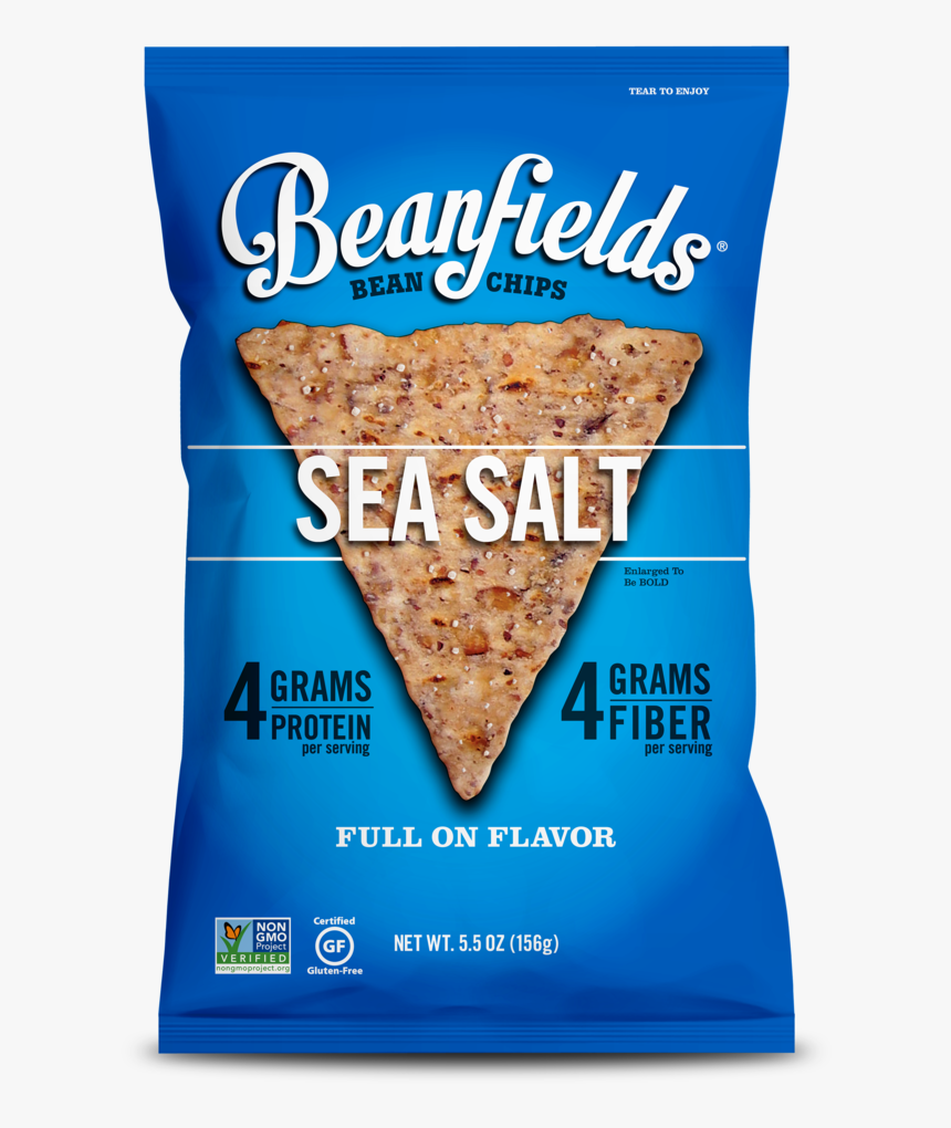 Beanfields Bean Chips Sea Salt, HD Png Download