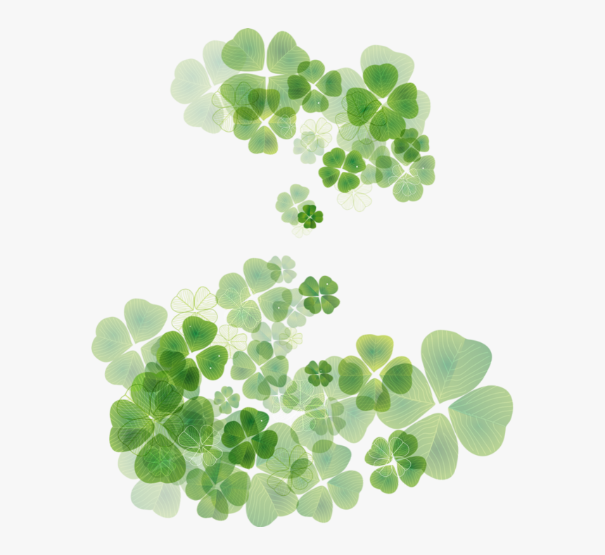 Lucky Clover Water Color , Png Download - Clover Leaf, Transparent Png