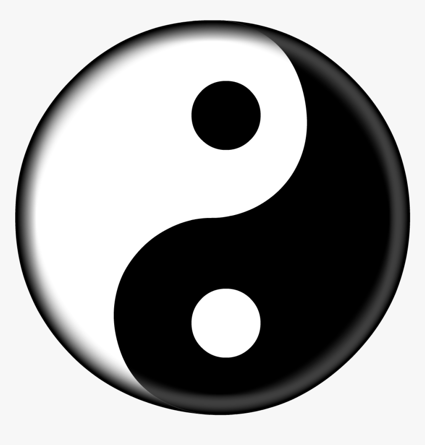Yin And Yang Clear, HD Png Download