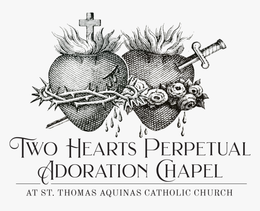 Two Hearts Adoration Chapel - Illustration, HD Png Download