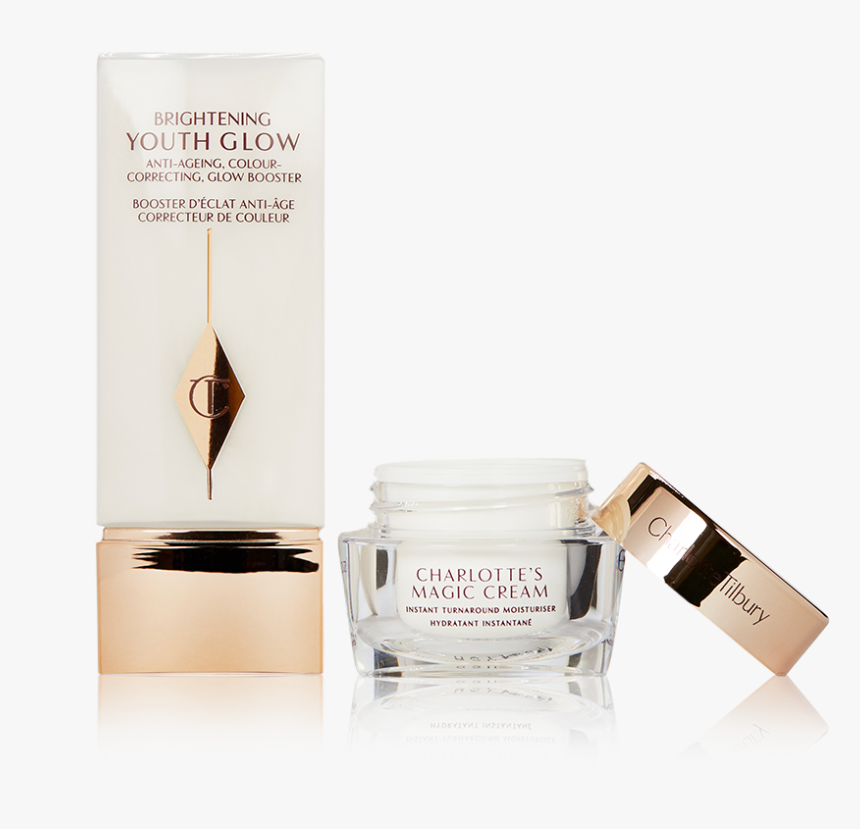 Brightening Youth Glow Kit Pack Shot - Charlotte Tilbury Youth Glow And Magic Cream, HD Png Download