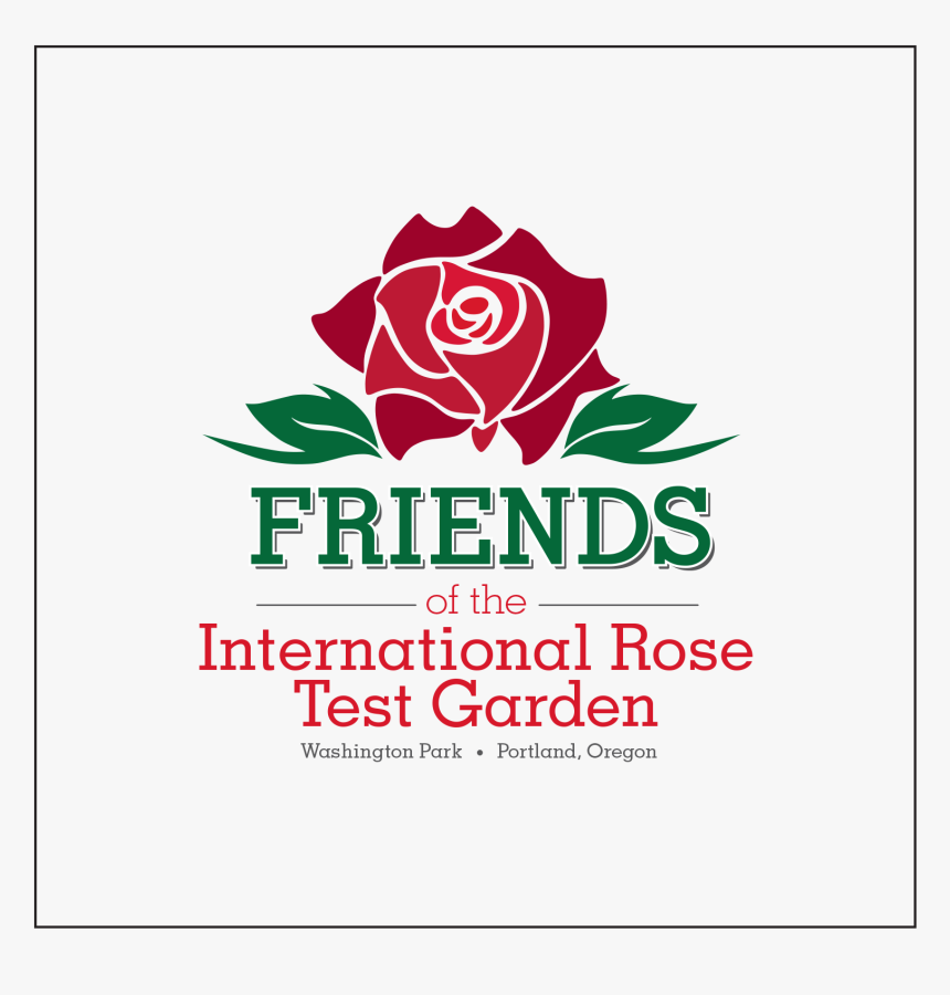 Logo Of Friends Of International Rose Test Garden - Garden Roses, HD Png Download