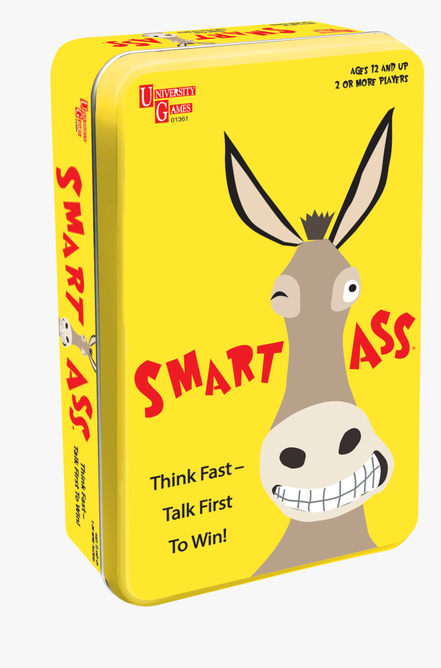 Smart Ass Tin Card Game, HD Png Download