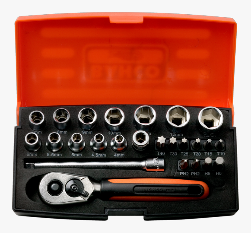 Bahco Socket Set 1/4 - Bahco Sl24, HD Png Download