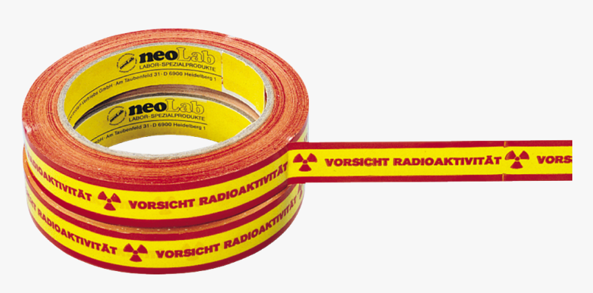 Vorsicht Radioaktivität Klebeband, HD Png Download