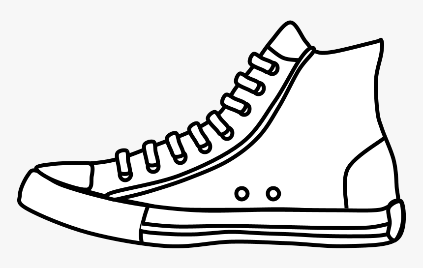 High Top Sneakers, Laces, Black And White - Work Boots, HD Png Download