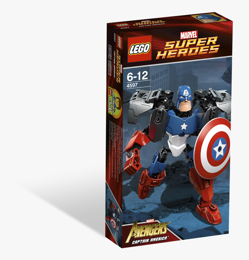 Lego Marvel Super Heroes Captain America, HD Png Download