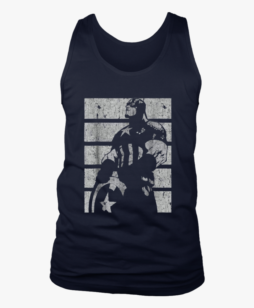 Marvel Captain America Avengers Profile Graphic T-shirt - T-shirt, HD Png Download