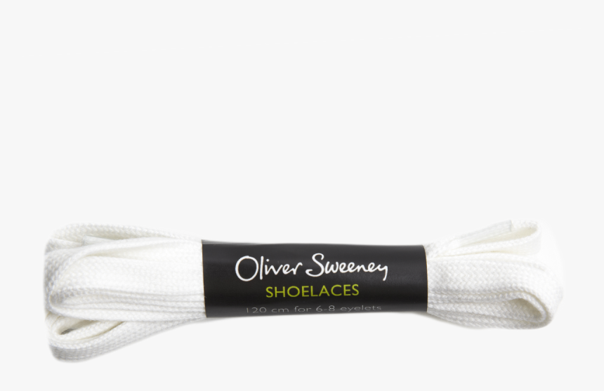 Long Flat Laces White - Badminton, HD Png Download