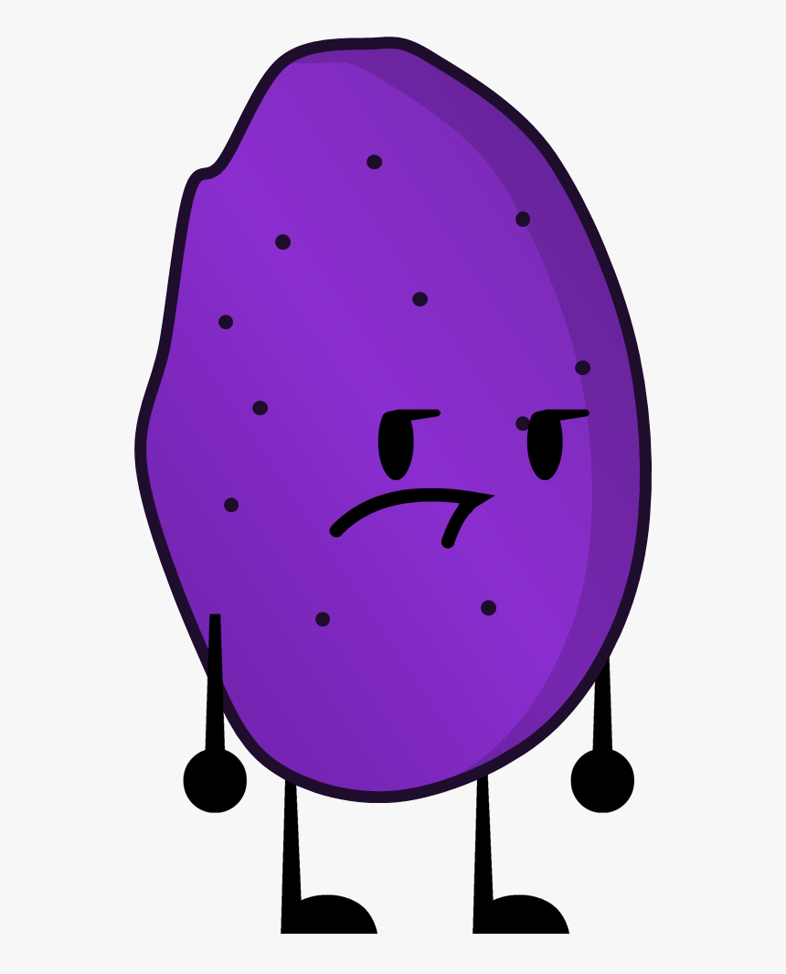 Clipart Smile Purple - Purple Potato Clipart, HD Png Download