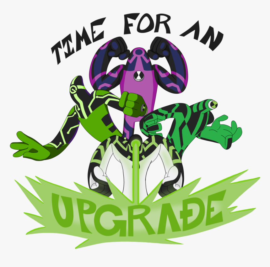 “this Was Made Because Of A Pun
”
is The Upgrade On - Ben 10 Kuro The Artist, HD Png Download