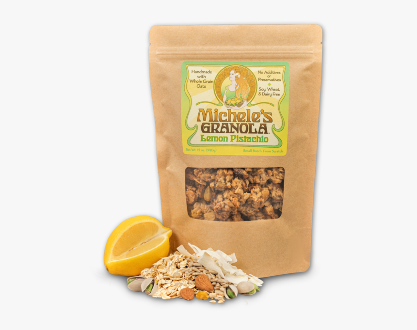 Lemon Pistachio - Granola, HD Png Download