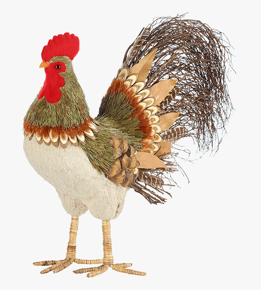 Rooster Made Of Straw - Rooster, HD Png Download
