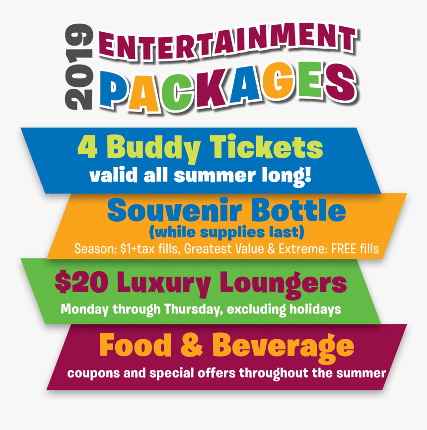 2019 Entertainment Packages - Graphic Design, HD Png Download