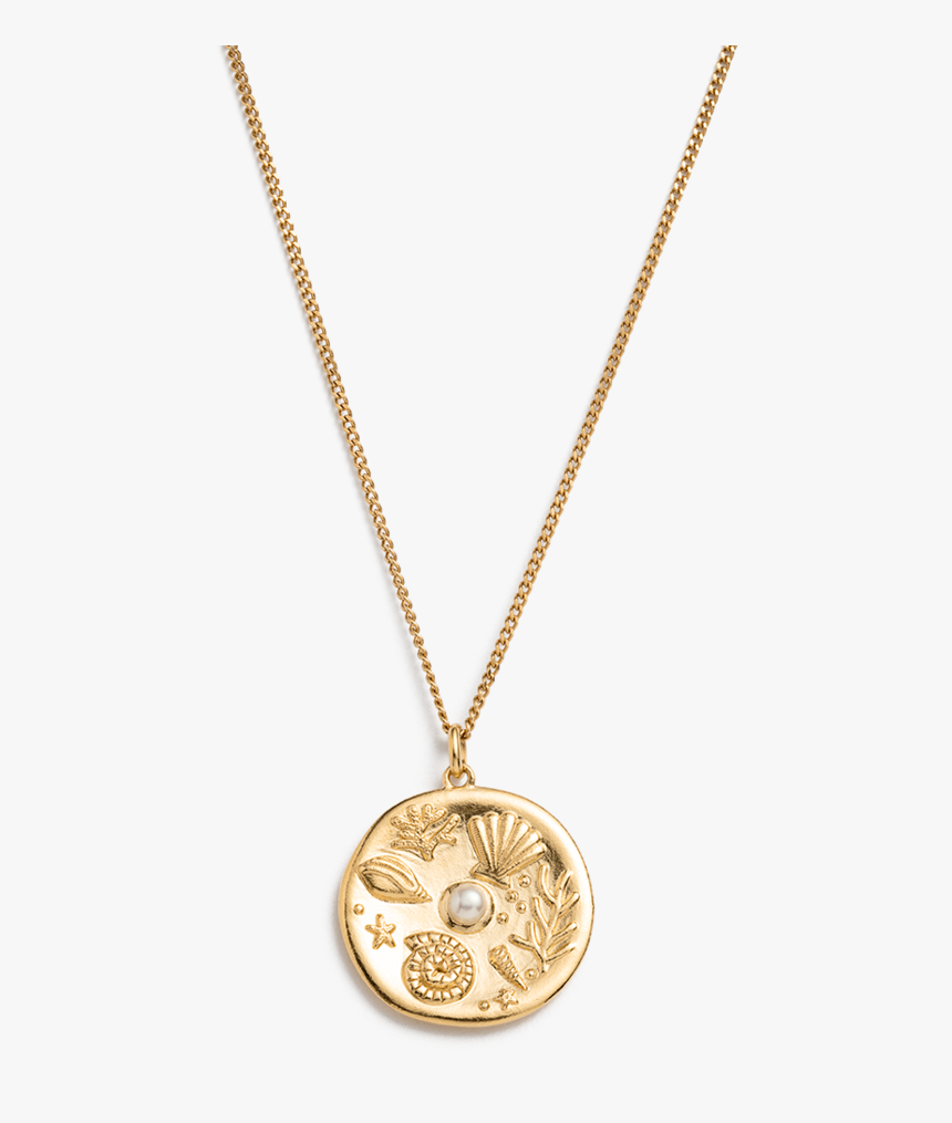 By The Sea Coin Necklace - Necklace, HD Png Download