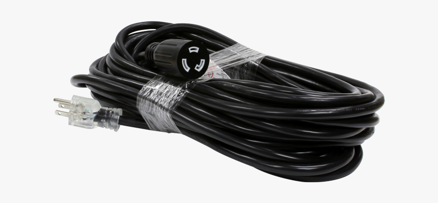 E351a 50′ Extension Cord 12/3, Female Twist Lock - Ethernet Cable, HD Png Download