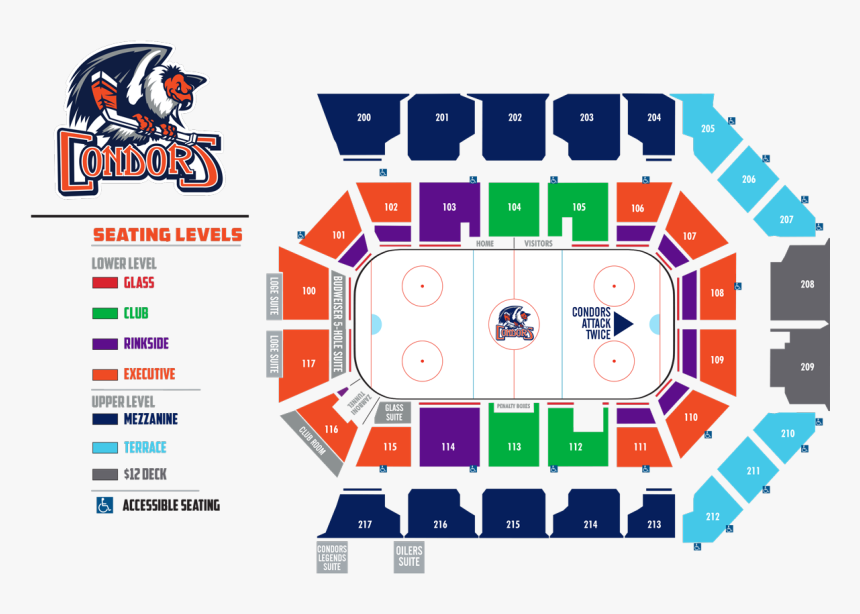 Bakersfield Condors Arena, HD Png Download