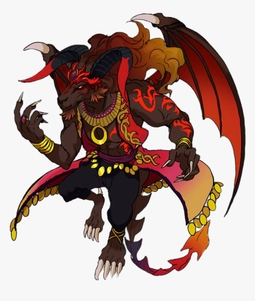 Ifrit Unison League - Ifrit Mythical Creature Png, Transparent Png