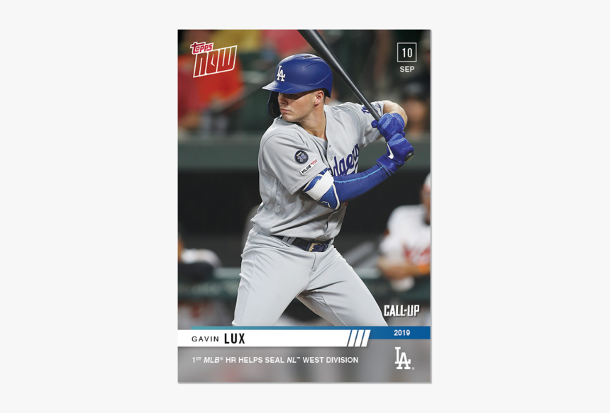 Gavin Lux - Los Angeles Dodgers, HD Png Download