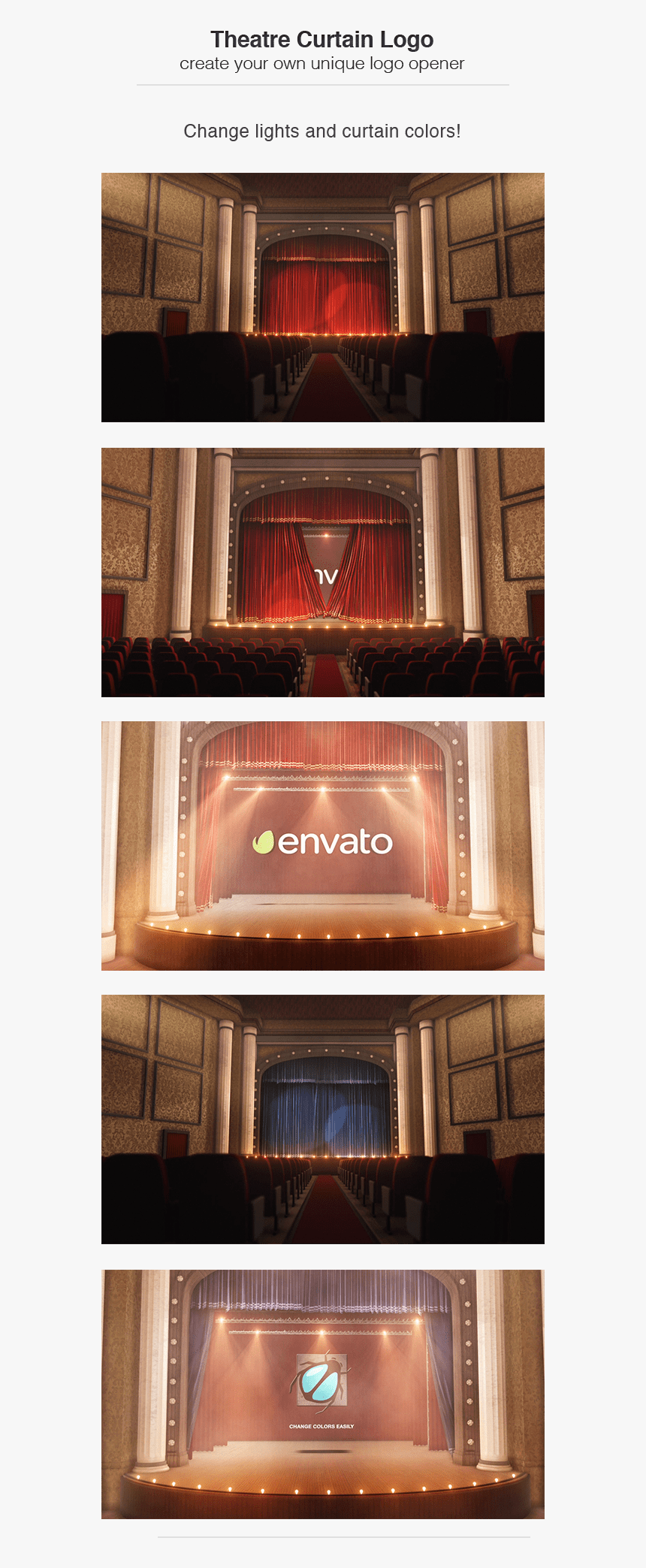 Theatre Curtain Logo Is A Cinematic Curtain Opener - Stage, HD Png Download