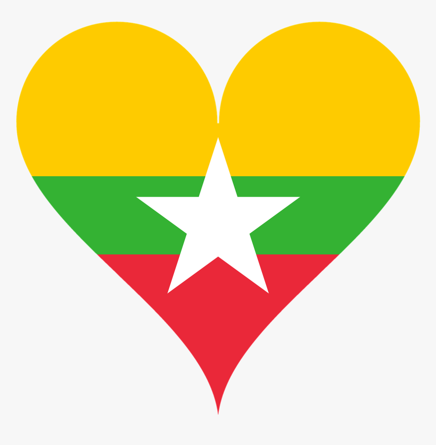 Myanmar Visa Application - Flag Of Myanmar, HD Png Download