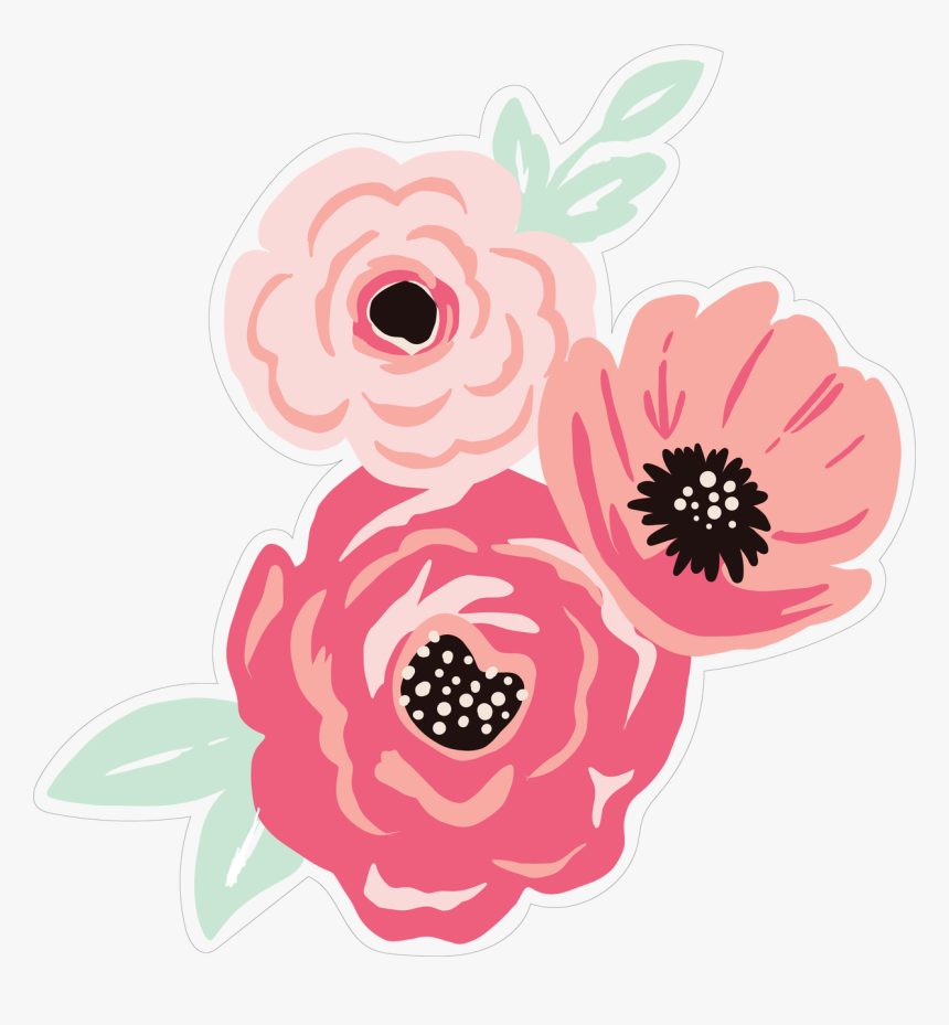 Flower Bunch Print & Cut File - Persian Buttercup, HD Png Download