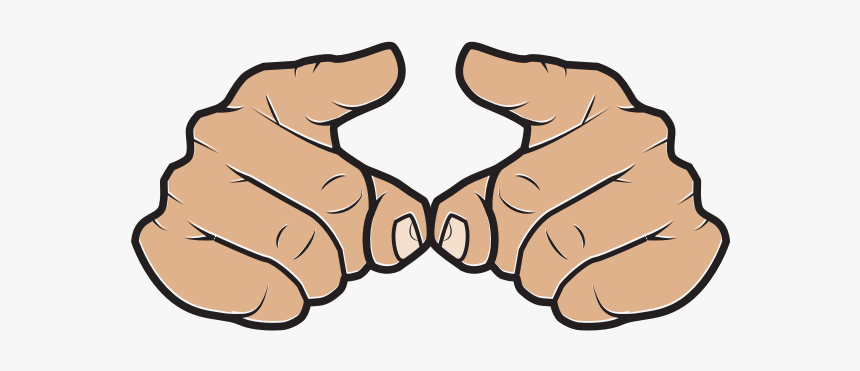 Index Fingers Hand Gesture - Paw, HD Png Download